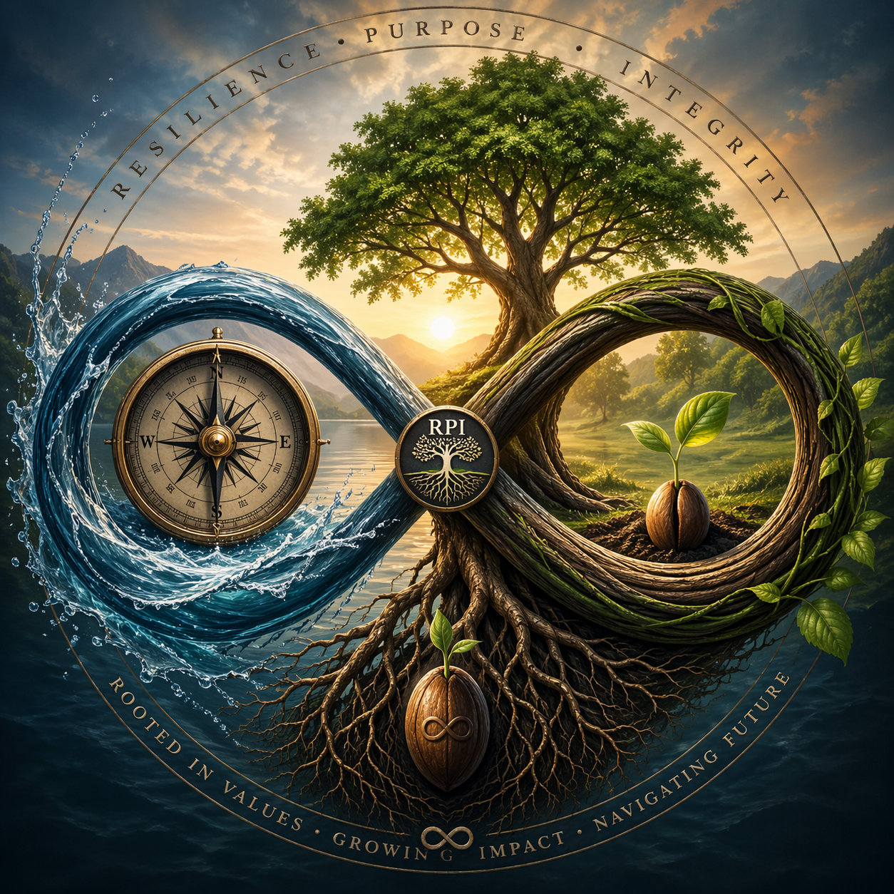 RPI Compass Tree Infinity — The visual core of Real Performance Institute